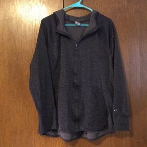 Dark grey full zip up